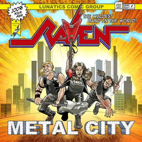 Raven - Metal City vinyl record cover