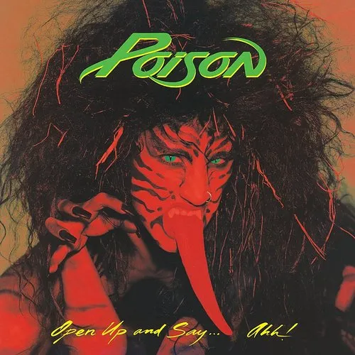 Poison - Open Up And Say Ahh! vinyl record cover