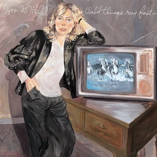 Joni Mitchell - Wild Things Run Fast vinyl record cover