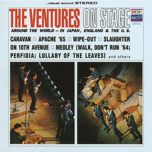 The Ventures - On Stage vinyl record cover