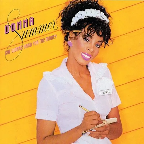 Donna Summer - She Works Hard For The Money (Clcb) vinyl record cover