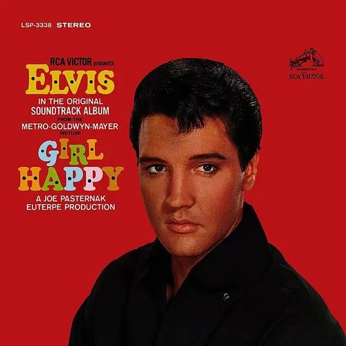 Elvis Presley - Girl Happy vinyl record cover