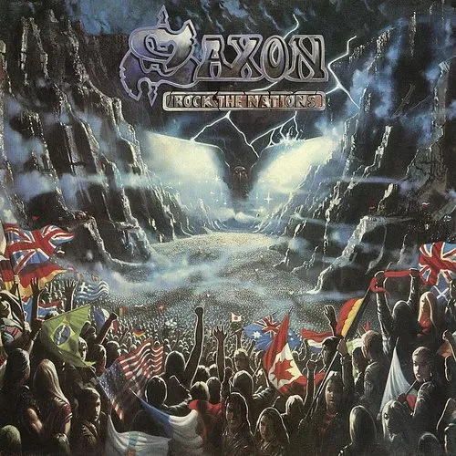 Saxon - Rock The Nations vinyl record cover