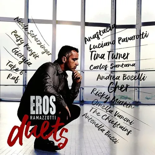 Eros Ramazzotti - Eros Duets vinyl record cover