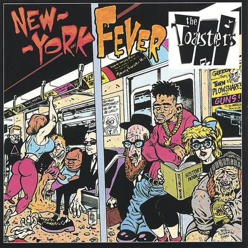 Toasters - New York Fever (Blue) vinyl record cover