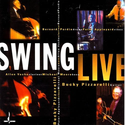 Bucky Pizzarelli - Swing Live vinyl record cover