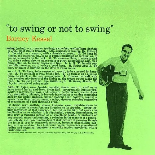 Barney Kessel - To Swing or Not to Swing vinyl record cover