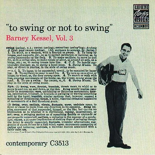 Barney Kessel - To Swing or Not to Swing vinyl record cover