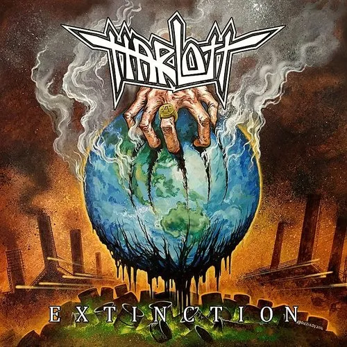 Harlott - Extinction vinyl record cover