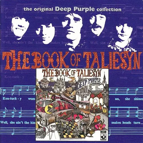 Deep Purple - Book Of Taliesyn (White Vinyl) (Ita) vinyl record cover