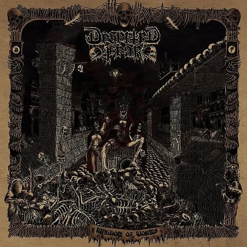 Deserted Fear - Kingdom Of Worms vinyl record cover