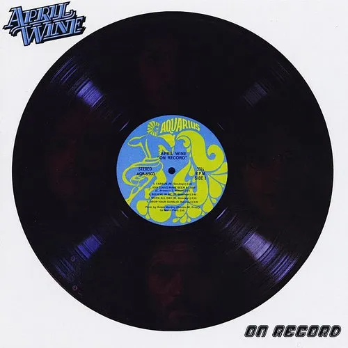 April Wine - On Record (Lime Green Vinyl) vinyl record cover