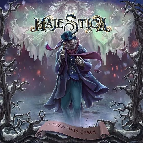 Majestica - A CHRISTMAS CAROL vinyl record cover
