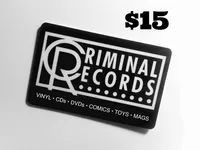  - Criminal Records $15 Physical Gift Card For Instore Redemption only