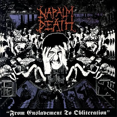 Napalm Death - From Enslavement To Obliteration (Uk) vinyl record cover