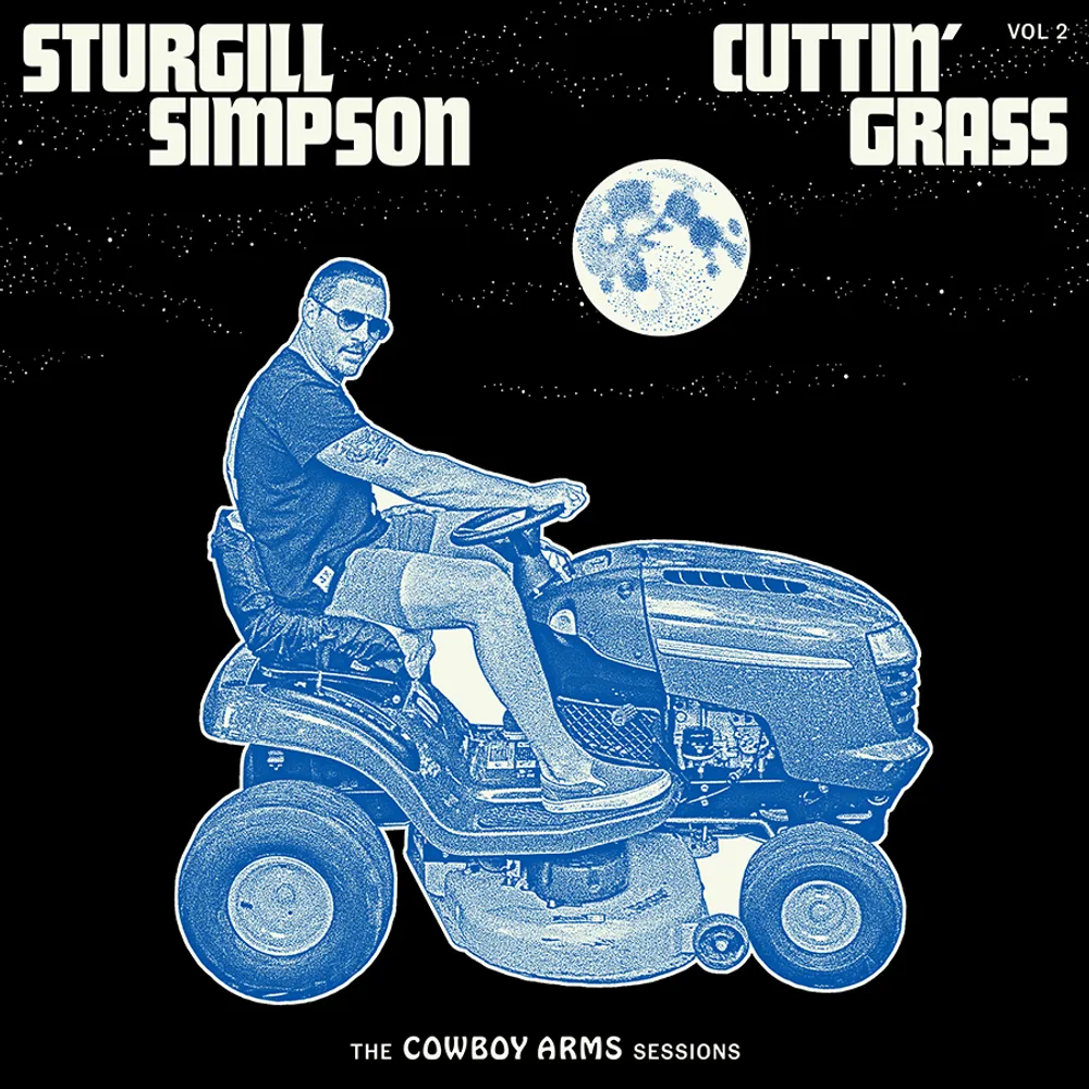 Sturgill Simpson - Cuttin' Grass - Vol. 2 (The Cowboy Arms Sessions) [Indie Exclusive Limited Edition Opaque Blue w. White Swirl 2LP]