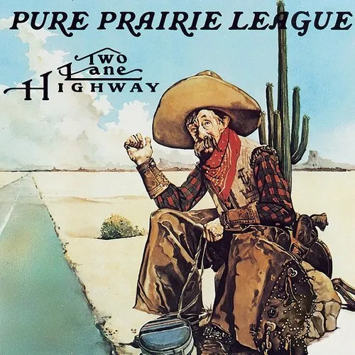 Pure Prairie League - Two Lane Highway vinyl record cover