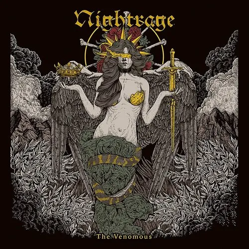 Nightrage - Venomous vinyl record cover