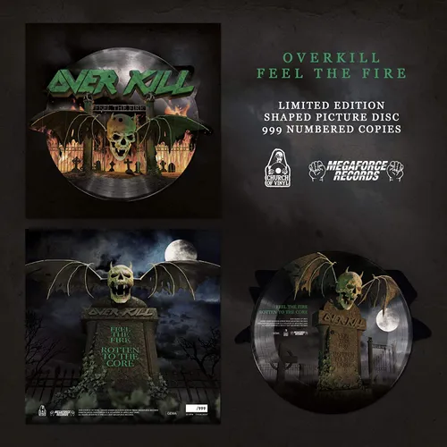Overkill - Feel the Fire vinyl record cover