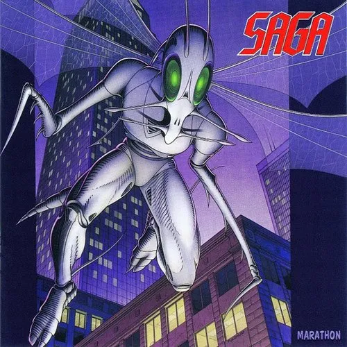 Saga - Marathon (Uk) vinyl record cover