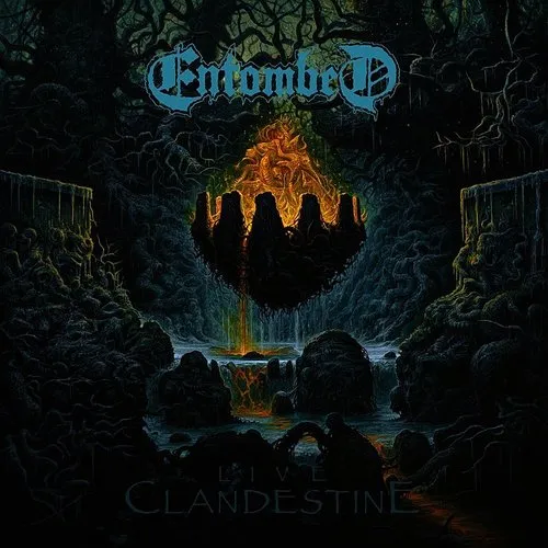 Entombed - Clandestine - Live vinyl record cover