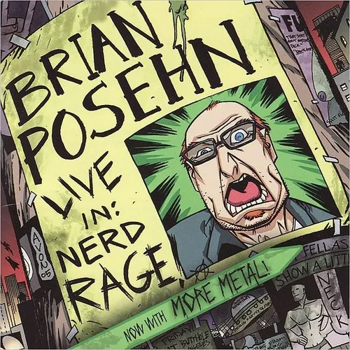 Brian Posehn - Live In: Nerd Rage vinyl record cover