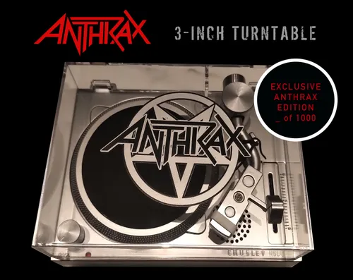 Anthrax - Anthrax Crosley 3in RSD Turntable [RSD 2021]