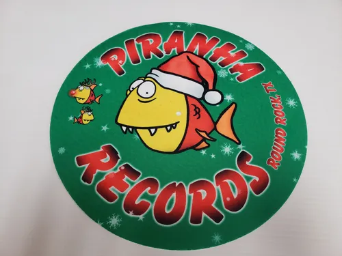 Piranha Records - Christmas Felt Slipmat