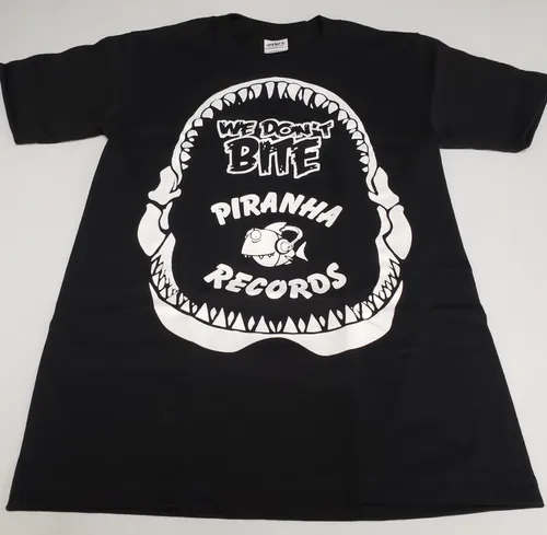 Piranha Records - We Don't Bite Logo Shirt [Large]