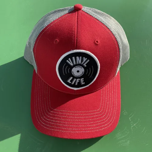 Central Square Records - VINYL LIFE TRUCKER HAT (RED)