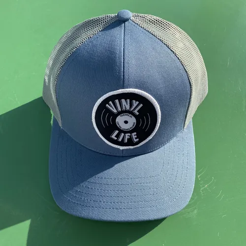 Central Square Records - VINYL LIFE TRUCKER HAT (BLUE)