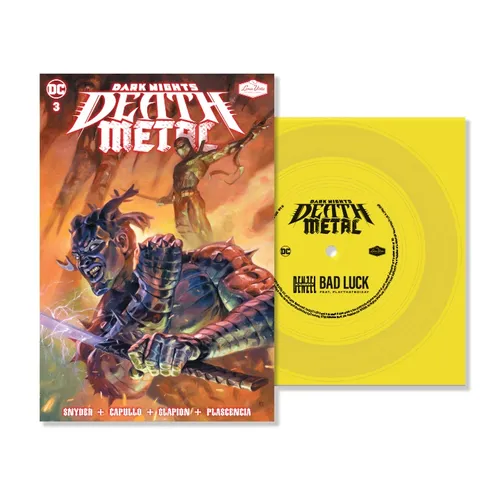Denzel Curry/PlayThatBoiZay - Bad Luck (DC - Dark Nights: Death Metal Version) vinyl record cover
