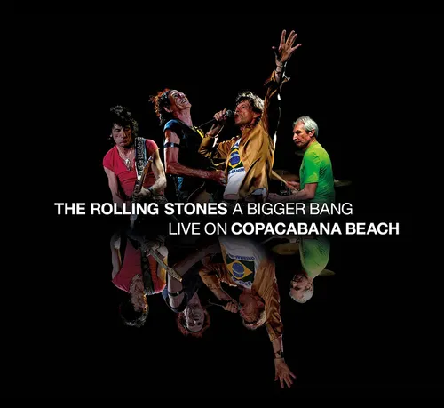 The Rolling Stones - A Bigger Bang Live On Copacabana Beach vinyl record cover