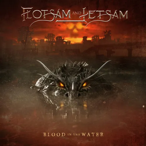Flotsam and Jetsam - Blood In The Water vinyl record cover