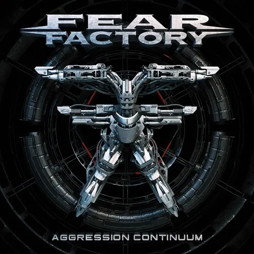 Fear Factory - Aggression Continuum [Grey & Light Blue Swirl w/ Black Splatter 2LP]