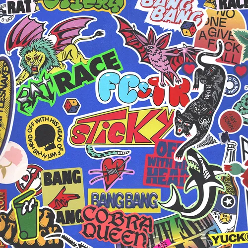 Frank Carter & The Rattlesnakes - Sticky vinyl record cover