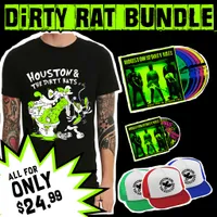 Houston &amp; The Dirty Rats - Dirty Rat Bundle (Shirt Size: Small)