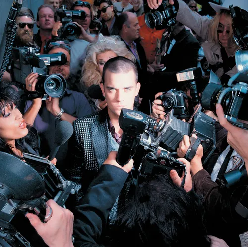 Robbie Williams - Life Thru A Lens vinyl record cover