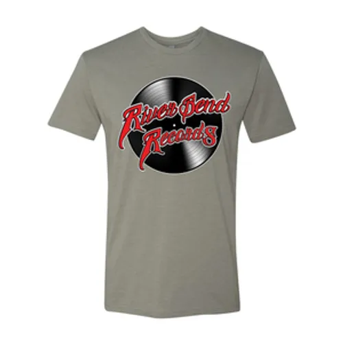 Riverbend Records - Grey River Bend Records Logo T-Shirt [(#1) Small (S)]