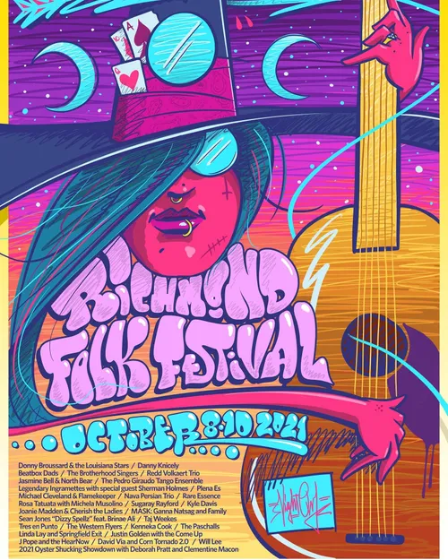 Richmond Folk Festival - 2021 Poster