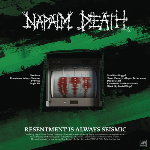 Napalm Death - Resentment is Always Seismic - a final throw of Throes [Limited Edition Red LP]