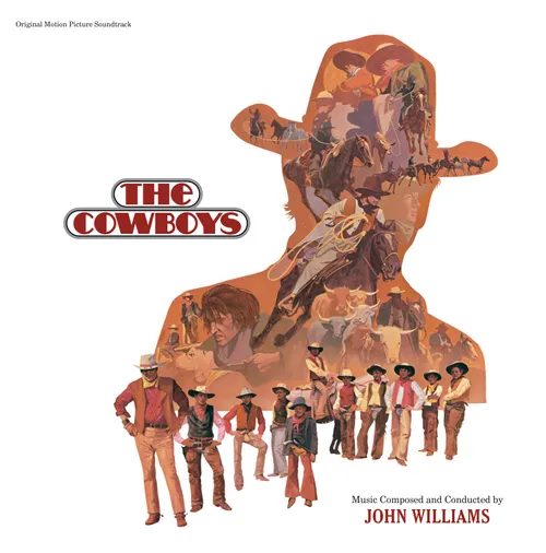 John Williams - The Cowboys (Original Motion Picture Soundtrack) vinyl record cover