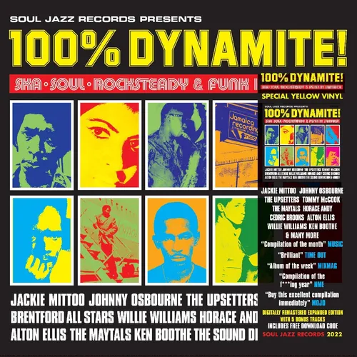 Soul Jazz Records Presents - 100% DYNAMITE! Ska, Soul, Rocksteady & Funk in Jamaica [RSD 2022] []