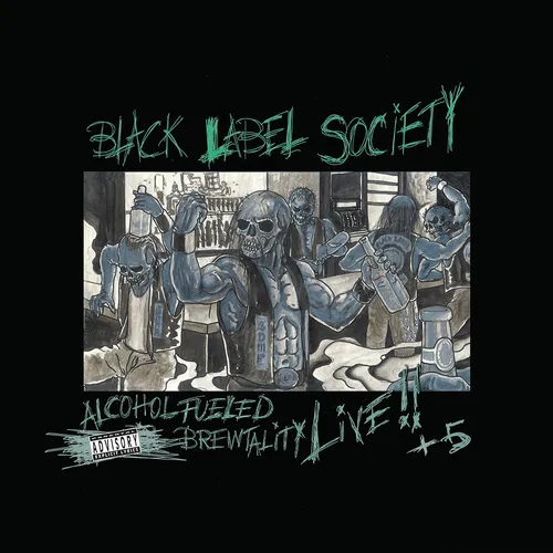 Black Label Society - Alchohol Fueled Brewtality Live vinyl record cover