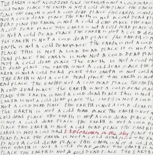 Explosions In The Sky - The Earth Is Not a Cold Dead Place vinyl record cover