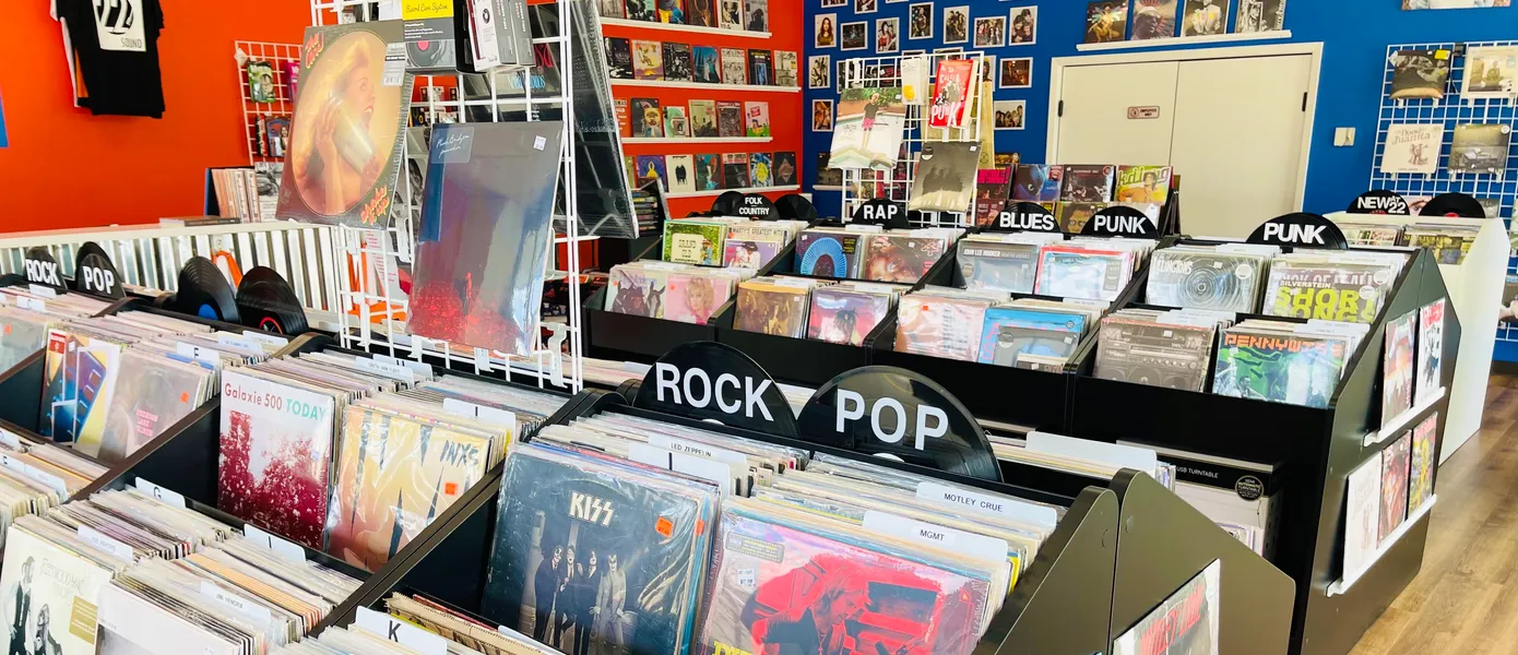 A Picture of our Record Racks