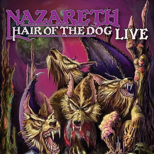 Nazareth - Hair of the Dog Live vinyl record cover