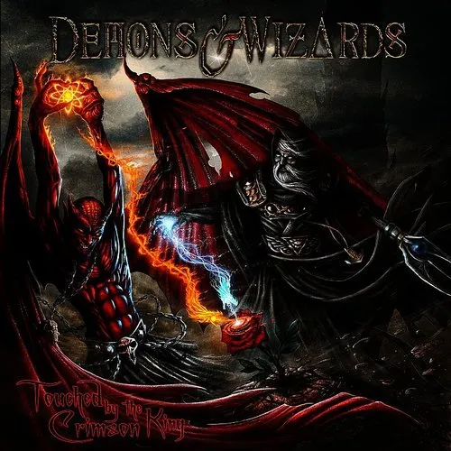 Demons & Wizards - Touched By The Crimson King (Remasters 2019) (Gatefold black 2LP &LP-Booklet) vinyl record cover