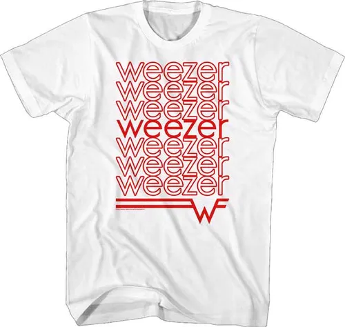 Weezer - WEEZER REPEATER LOGO WHITE [L]