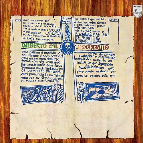Gilberto Gil - Gilberto Gil vinyl record cover